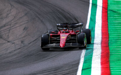 Imola: seconde libere a Russell. Ferrari 3° e 6°