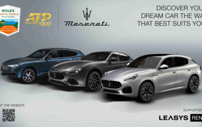 Leasys Rent supporta Maserati, sponsor Rolex Monte-Carlo Masters 2022
