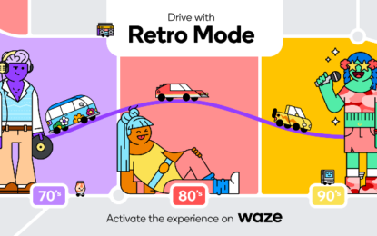 Waze e l’esperienza Rétro, per guidare negli anni 70, 80 e 90
