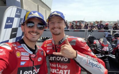 Doppietta per il Ducati Team nelle qualifiche del GP di Francia