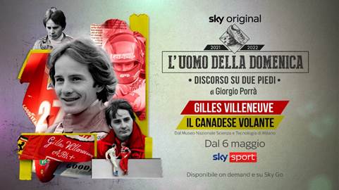 “Gilles Villeneuve – Il canadese volante”: on demand e su Sky Sport F1 e NOW