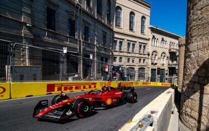 Leclerc e le Red Bull dominano il venerdì di Baku