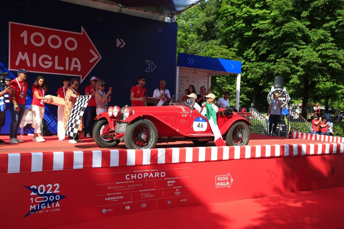 1000 Miglia 2022: trionfo Alfa Romeo con la 6C 1750 SS Zagato del 1929