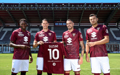 Suzuki e Torino FC insieme anche nella stagione 2022/2023