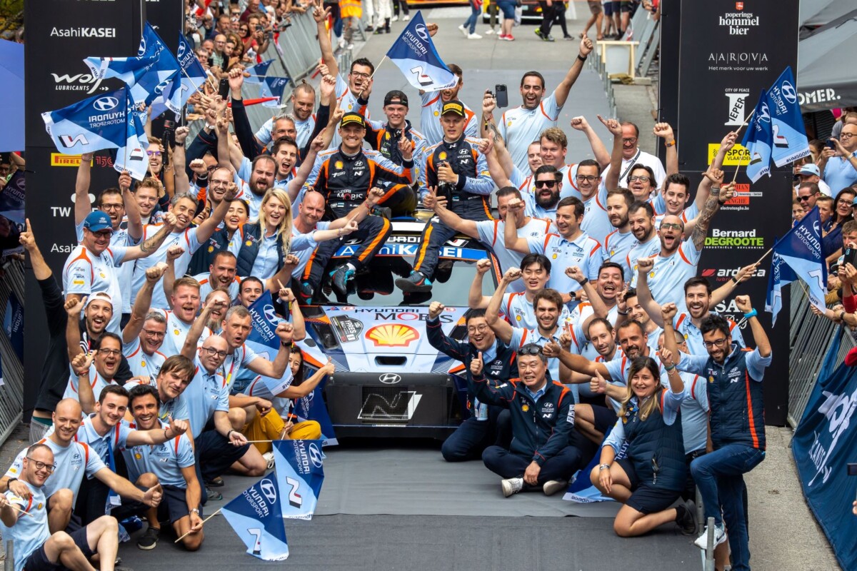 WRC: Hyundai Motorsport vince il Rally di Ypres