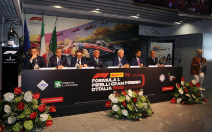 Presentato il GP d’Italia 2022: pubblico record, Mattarella, Bocelli, Frecce e l’Airbus Enzo Ferrari