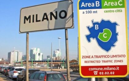 Area B Milano: subito tavolo con Comune e Regione