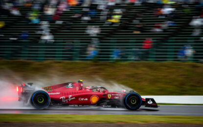 Ferrari: la pioggia rovina i programmi. Si annuncia un sabato intenso