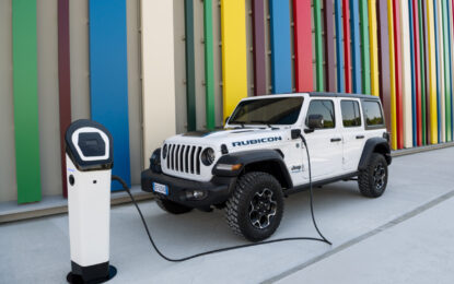 Il sistema Jeep 4xe plug-in hybrid premiato negli USA