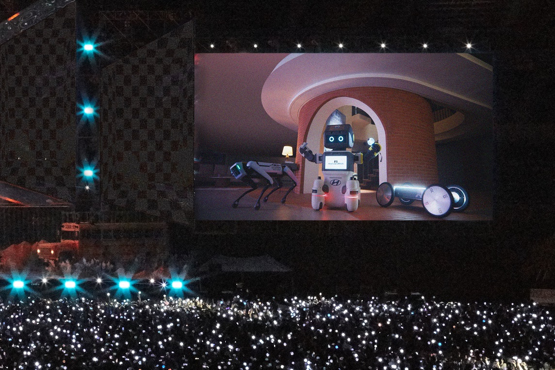 La visione di Hyundai sulla robotica protagonista di un concerto