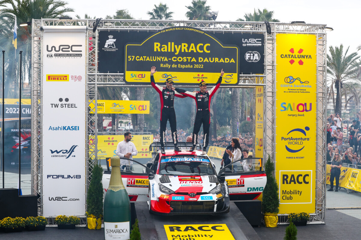TOYOTA GAZOO Racing campione WRC per il secondo anno consecutivo