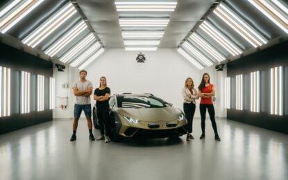 Quattro campioni estremi per Lamborghini Huracán Sterrato